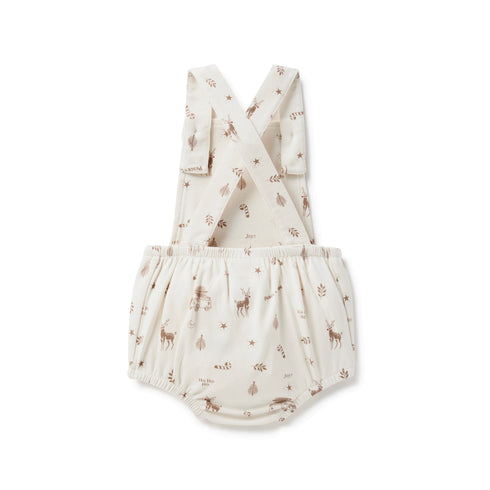 ASTER & OAK / Happy Holidays Playsuit_Natural(1y)